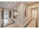 Bright foyer with marble floors, recessed lighting, and an open view to the living area at 8216 Tursi Lodge Ct, Las Vegas, NV 89131