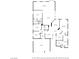 Detailed floorplan of the home showing layout and dimensions of each room at 8216 W Hammer Ln, Las Vegas, NV 89149
