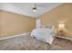 Inviting main bedroom featuring a ceiling fan and soft natural lighting at 8216 W Hammer Ln, Las Vegas, NV 89149