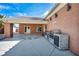 Back patio featuring an outdoor kitchen with a built-in grill and ample counter space at 8216 W Hammer Ln, Las Vegas, NV 89149