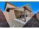 Covered patio with pergola offering shade and a private outdoor space at 8783 Halcon Ave, Las Vegas, NV 89148