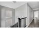 Bright hallway featuring wood floors and recessed lighting at 9526 Summer Furnace St, Las Vegas, NV 89178