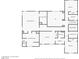 Detailed floor plan showcases the layout of the home's second floor and bedroom locations at 10281 Wolves Den Ln, Las Vegas, NV 89178