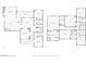 Detailed floor plan showcases the layout of both the first and second floor of the home at 10281 Wolves Den Ln, Las Vegas, NV 89178
