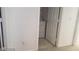 This is a view of the laundry room with washer and dryer hookups at 10282 Keystone Pastures St, Las Vegas, NV 89183