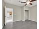 Bedroom with view of open door to kitchen and walk-in closet at 10309 Canyon Valley Ave, Las Vegas, NV 89145