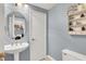 Cozy bathroom with stylish fixtures and a clean design for a refreshing and functional space at 1861 Windward Ct, Henderson, NV 89012