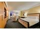 Spacious bedroom features a plush bed, cozy seating area, and large windows, creating a relaxing retreat at 2000 Fashion Show Dr # 5509, Las Vegas, NV 89109