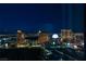 Enjoy the view of the Las Vegas Strip at night, showcasing premier resorts and the dazzling MSG Sphere at 2000 Fashion Show Dr # 5509, Las Vegas, NV 89109