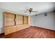 Bedroom with built-in shelving and a ceiling fan at 2017 Plaza De Cielo, Las Vegas, NV 89102