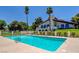 Large community pool with poolside seating, perfect for socializing and relaxation at 2017 Plaza De Cielo, Las Vegas, NV 89102