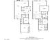 Comprehensive two-story floorplan with dimensions, illustrating the spacious layout of the home at 2017 Plaza De Cielo, Las Vegas, NV 89102