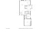 Detailed first floorplan highlighting layout of living room, kitchen, bedroom, and garage at 2017 Plaza De Cielo, Las Vegas, NV 89102