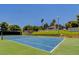 Community tennis court with lighting, perfect for evening matches at 2017 Plaza De Cielo, Las Vegas, NV 89102