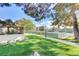 Well maintained tennis courts surrounded by lush greenery in a gated community at 2017 Plaza De Cielo, Las Vegas, NV 89102