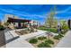 Beautiful community park featuring manicured landscaping, a picnic pavilion, and green spaces at 2115 Noble Perch St, Las Vegas, NV 89138