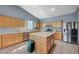 Bright kitchen with a large island, stainless appliances, and ample counter space at 2712 Peekskill Ave, Henderson, NV 89052