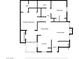 Detailed floor plan featuring primary bedroom, living room, dining area, kitchen, patio, and bathrooms at 2801 N Rainbow Blvd # 102, Las Vegas, NV 89108