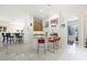This wet bar area features pendant lighting, bar stool seating, and decor at 2962 Gettysburg Ave, Henderson, NV 89052