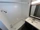 Bright bathroom features shower over tub, and modern sink at 30 Diamond Cir, Las Vegas, NV 89106