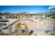 Aerial view of a secluded property with ample outdoor space and mountain views at 3611 W Horn Rd, Pahrump, NV 89048