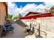 Backyard featuring a chair and pool equipment at 3905 Cherokee Ave, Las Vegas, NV 89121