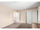 Cozy bedroom featuring carpet, a closet, and neutral walls at 3905 Cherokee Ave, Las Vegas, NV 89121