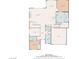 Detailed floor plan showcasing the layout of the home, including room dimensions and overall square footage at 421 Malpaso St, Las Vegas, NV 89138
