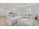 Spacious living room with open layout, connecting to kitchen and dining, and a comfortable sectional sofa at 4436 Mural Glen Ct, North Las Vegas, NV 89084