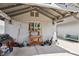 The covered patio in this backyard has a grill, outdoor seating, and ample space at 4813 Canadian Dr, Las Vegas, NV 89130