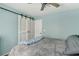 Comfortable bedroom with a sliding barn door offers a private retreat for restful nights at 4813 Canadian Dr, Las Vegas, NV 89130