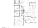 Detailed floor plan showcasing the layout and dimensions of the home's rooms at 4813 Canadian Dr, Las Vegas, NV 89130