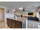 Spacious open-concept kitchen with a large island, stainless steel appliances, and plenty of counter space at 5120 Lone View Pl, Las Vegas, NV 89149