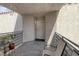 Balcony with railing includes room for seating to enjoy your morning coffee at 6250 W Flamingo Rd # 51, Las Vegas, NV 89103
