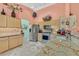 Gourmet kitchen featuring stainless steel appliances and granite countertops at 6345 Cinnabar Ridge Ave, Las Vegas, NV 89130