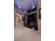 Grand entrance foyer with soaring ceilings and modern decor at 661 Dragon Peak Dr, Henderson, NV 89012