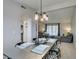 Open concept featuring living room and dining room at 7409 Central Butte Ave, Las Vegas, NV 89129