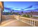 Spacious balcony with decorative railing offering views of the community at 8204 Antler Pines Ct, Las Vegas, NV 89149