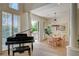 Charming dining area with access to outdoor kitchen and covered patio at 8221 Crow Valley Ln, Las Vegas, NV 89113