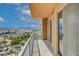 This spacious glass-railed balcony has fantastic views of the surrounding city at 8255 S Las Vegas Blvd # 1404, Las Vegas, NV 89123