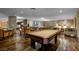 Well-appointed game room features a pool table, dining area, and bar at 8255 S Las Vegas Blvd # 1404, Las Vegas, NV 89123