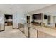Modern kitchenette with sleek granite countertops, stainless steel appliances, and ample cabinet space at 8255 S Las Vegas Blvd # 1404, Las Vegas, NV 89123