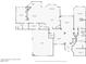 Layout of the first floor, including the kitchen, dining room, living spaces, and primary bedroom at 8838 Spanish Mountain Dr, Las Vegas, NV 89148