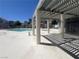 Relaxing community pool and hot tub area at 8940 Clairton Ct, Las Vegas, NV 89117