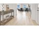 Inviting entryway flows into the living space, beautifully furnished with stylish decor at 9 Reverie Heights Ave, Henderson, NV 89011
