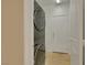 Modern laundry area features a stacked washer and dryer at 9335 Tonkawa Ave, Las Vegas, NV 89178