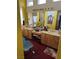 Bright bathroom with dual vanities, large mirrors, and ample counter space at 10023 Liberty View Rd, Las Vegas, NV 89148