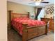 Comfortable main bedroom featuring a spacious bed, decorative elements, and stylish furnishings at 1121 Majestic Canyon St, Henderson, NV 89052