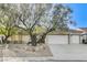 Attractive single-story home showcasing xeriscaping and a spacious three-car garage on a sunny day at 1637 Wellington Springs Ave, Henderson, NV 89052