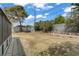 Grassy backyard with rock border and mature trees provides shade, privacy, and relaxation at 1674 Palma Vista Ave, Las Vegas, NV 89169